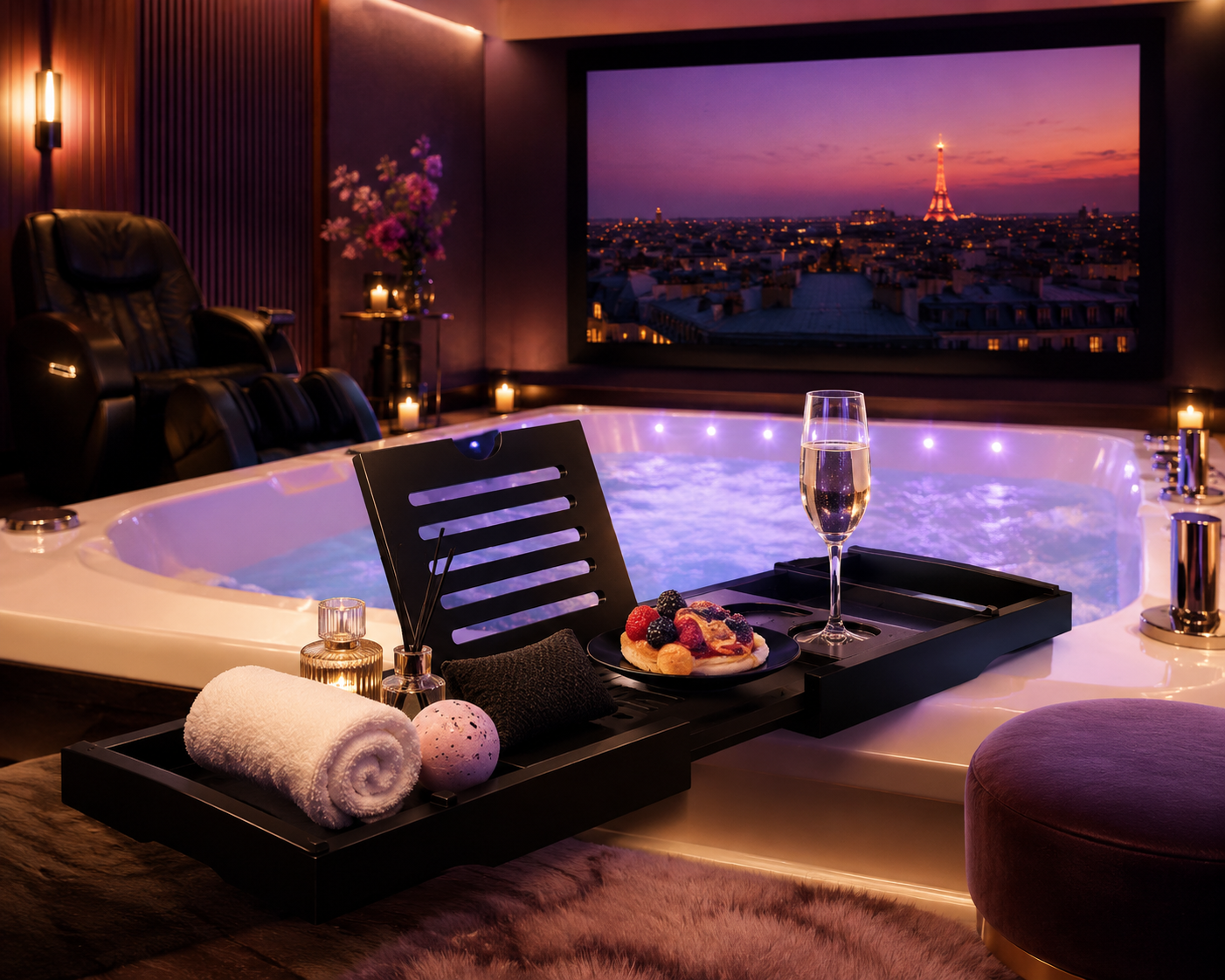 Plateau de Bain en Bambou Premium – Spa Factory