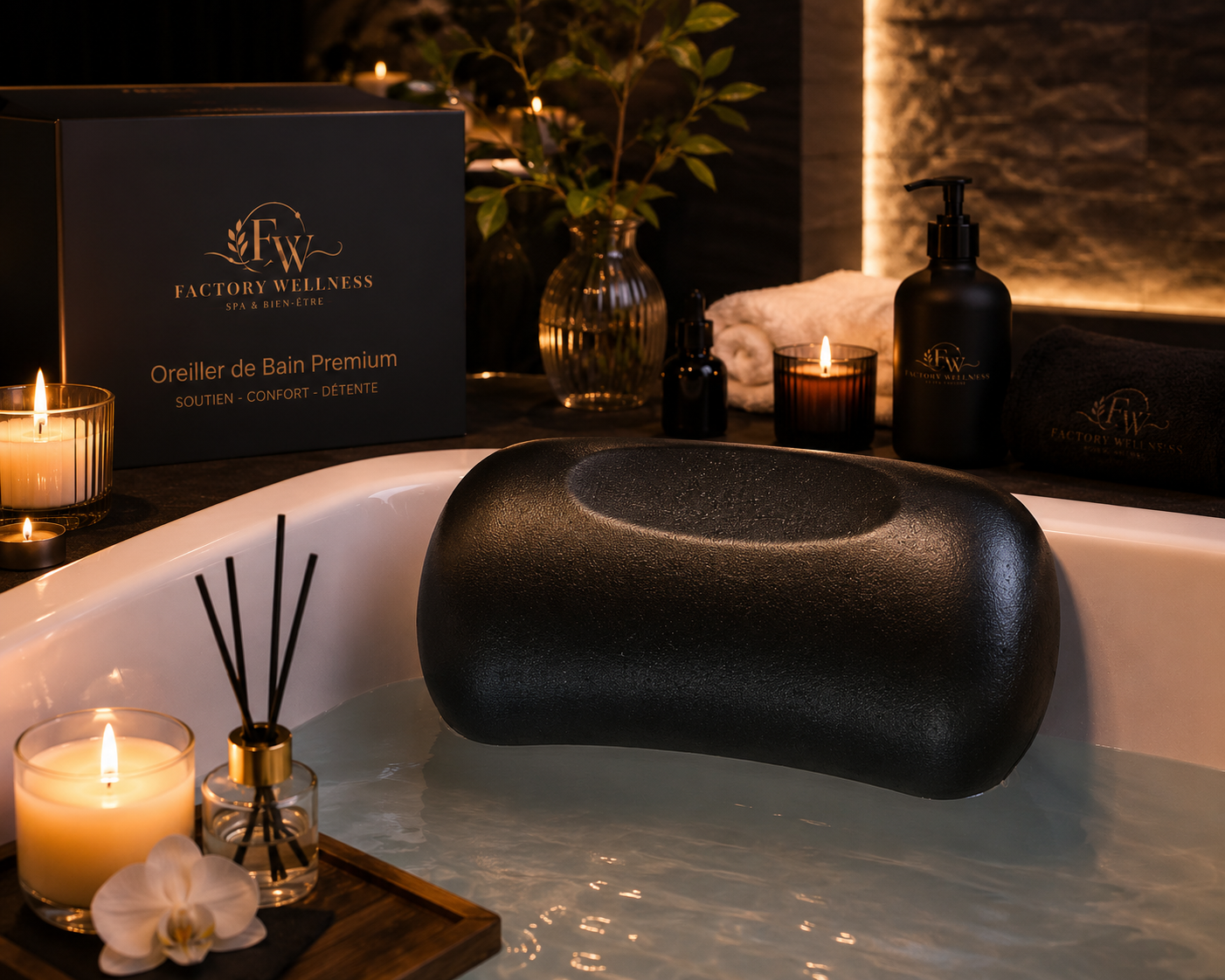 Oreiller de Bain Premium Spa Factory